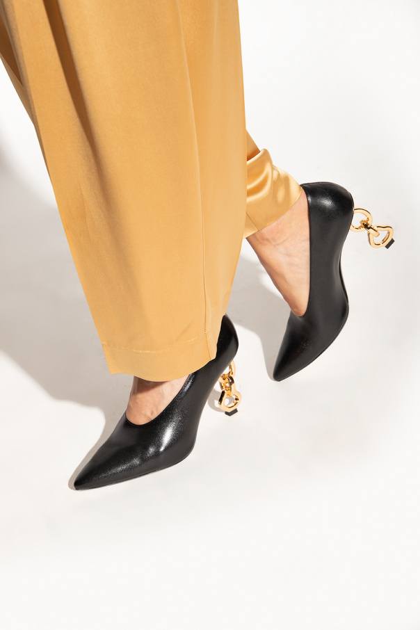 Tory burch hot sale gold pumps